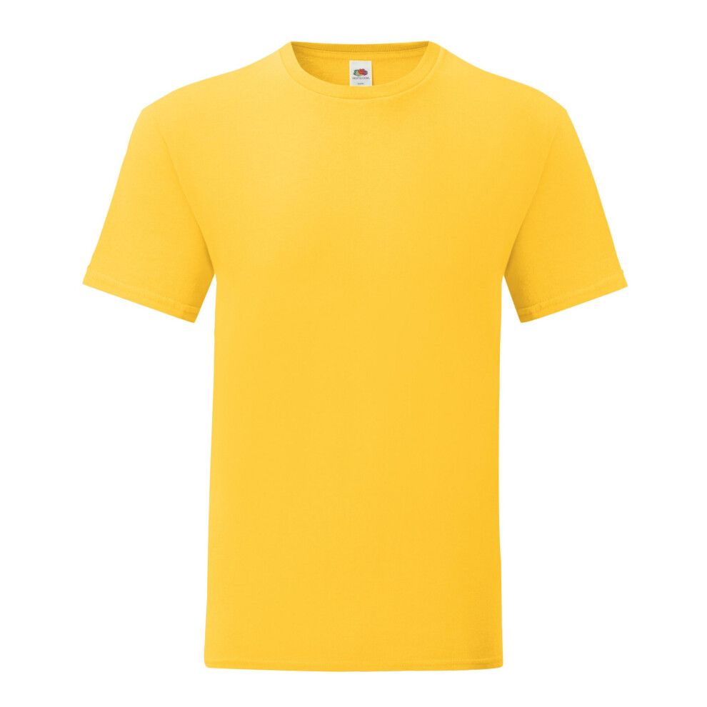 Fruit Of The Loom (L, Sunflower) Mens Iconic 150 T-Shirt