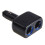 Op de auto gemonteerde Power Lighter 1 tot 2 autolader met LED 1