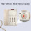 B188B Hotel Front Desk Telephone Fixed Landline Phone-White 8