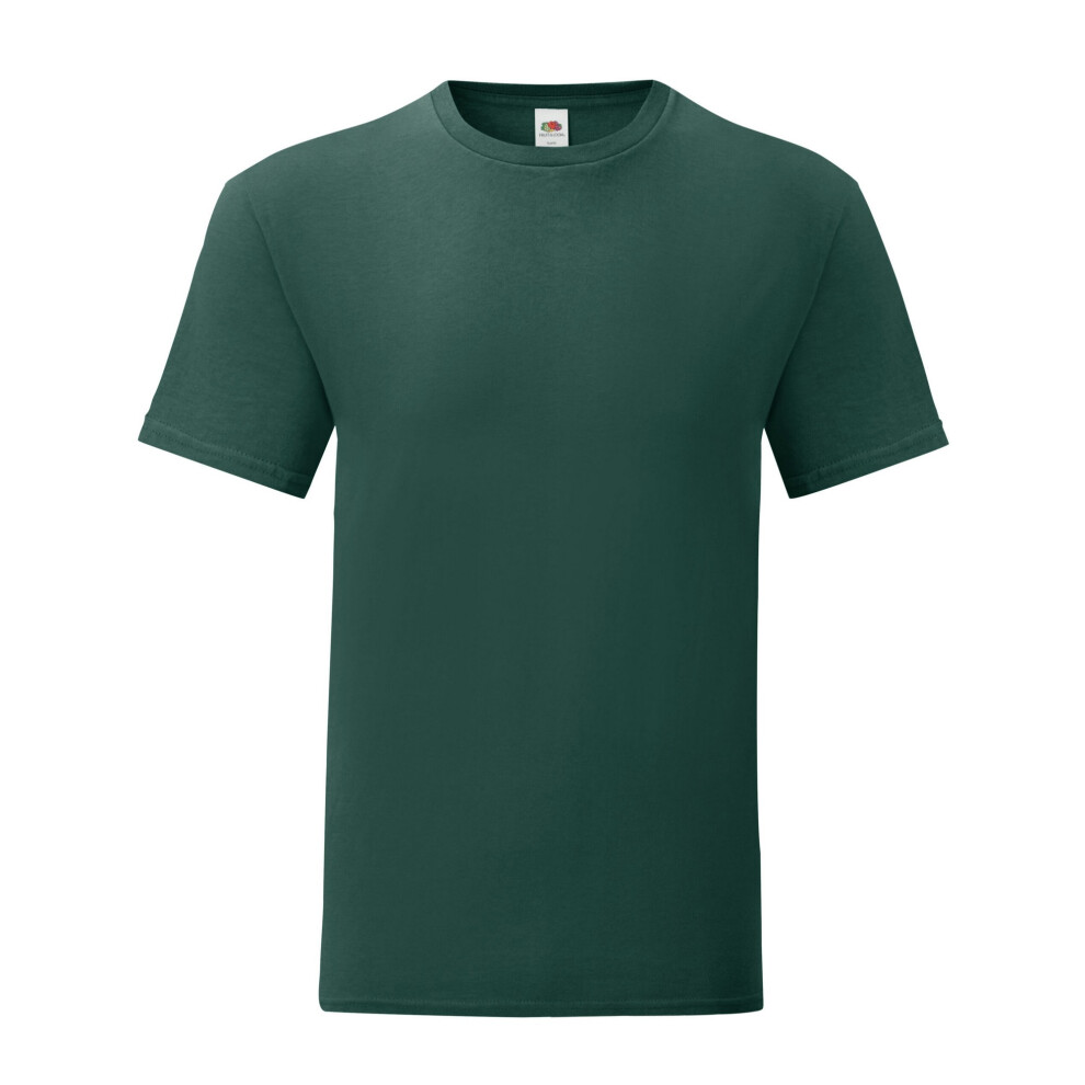 Fruit Of The Loom (L, Forest Green) Mens Iconic 150 T-Shirt