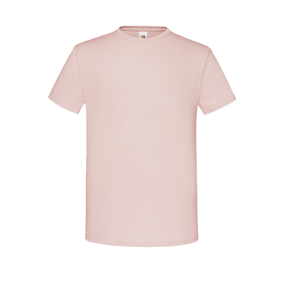 Fruit Of The Loom (L, Powder Rose) Mens Iconic 150 T-Shirt
