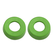 2 stks Biljartkeu Staart Cover Beschermhoes-Groen 21,5MM grote r