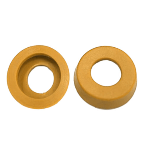 2pcs Billiard Cue Tail Cover Protective-Yellow 21.5MM large