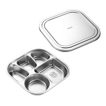 Récipient pratique d'arrangement de repas-Cinq grilles