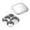 Dishwasher Safe Lunch Plates Efficient Stainless-Five grids 1