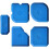 5 Pack Silicone Caulking Tool Scrapers Silicone Profiling-Blue 1