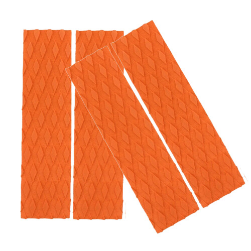 4 Stücke Surfbrett Traktion Pad Surfen Skimboard Deck-Orange