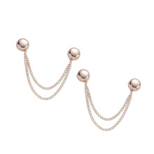 Magnetic Hems Fasteners Clip Trouser Grips for Pants-Rose gold