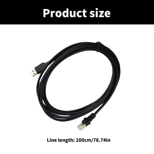 Cordon universel pour lecteur de codes-barres USB, 2M, pour 2