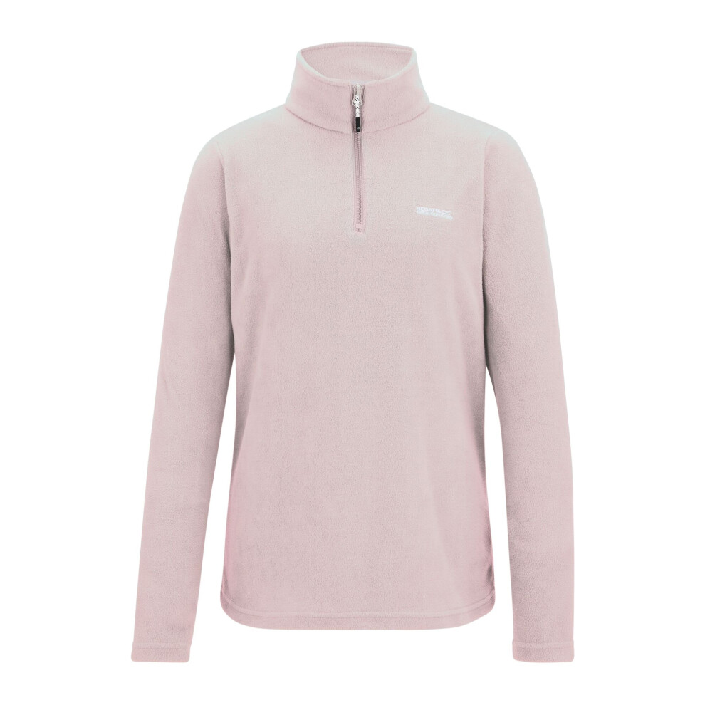 Regatta (24 Uk, Pink Haze) Great Outdoors Womens/Ladies Sweetheart 1/4 Zip Fleece Top