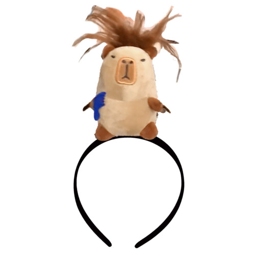Grappige dierenhaarbandornament Stijlvolle-Bruin