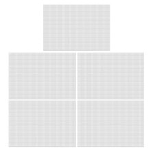 Couvercle de trou de maille pour Pots de plantes, 5-Blanc
