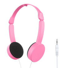 Kinder-Over-Ear-Kopfhörer mit 3,5-mm-Anschluss, faltbar,-Rosa