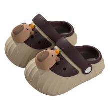 Kids Cartoon Flip Flops Breathable Beach Slippers Size 4-5