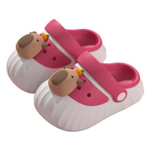 Kids cartoon flip flops breathable beach slippers size 8-9
