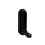 Faltbarer Haken 2er-Pack - Mattschwarz, platzsparendes Design 1