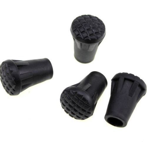 Hiking Stick Tip Protectors - Enhanced Grip & Protection (10 Pack)