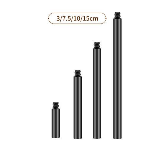 Tige d'extension réglable pour support de caméra, tube-15cm 1