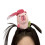 Grappige dierenhaarbandornament Stijlvolle-Roze 1