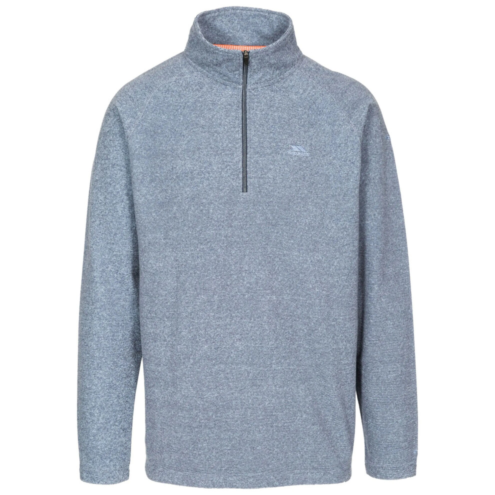 Trespass (M, Navy) Mens Keynote Anti Pilling 1/4 Zip Fleece Top