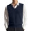 Men's V-Neck Sweater Vest Solid Color Relaxed Fit 1