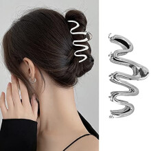 Pince à cheveux en métal pour cheveux longs et épais (1 pièce)