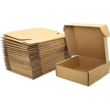 Barna szállítódobozok, 8x8x4 hüvelykes, 25 darabos csomag