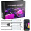 Luzes LED RGB internas para carro com modo ambiente, personalizáveis e compatíveis com música. 1