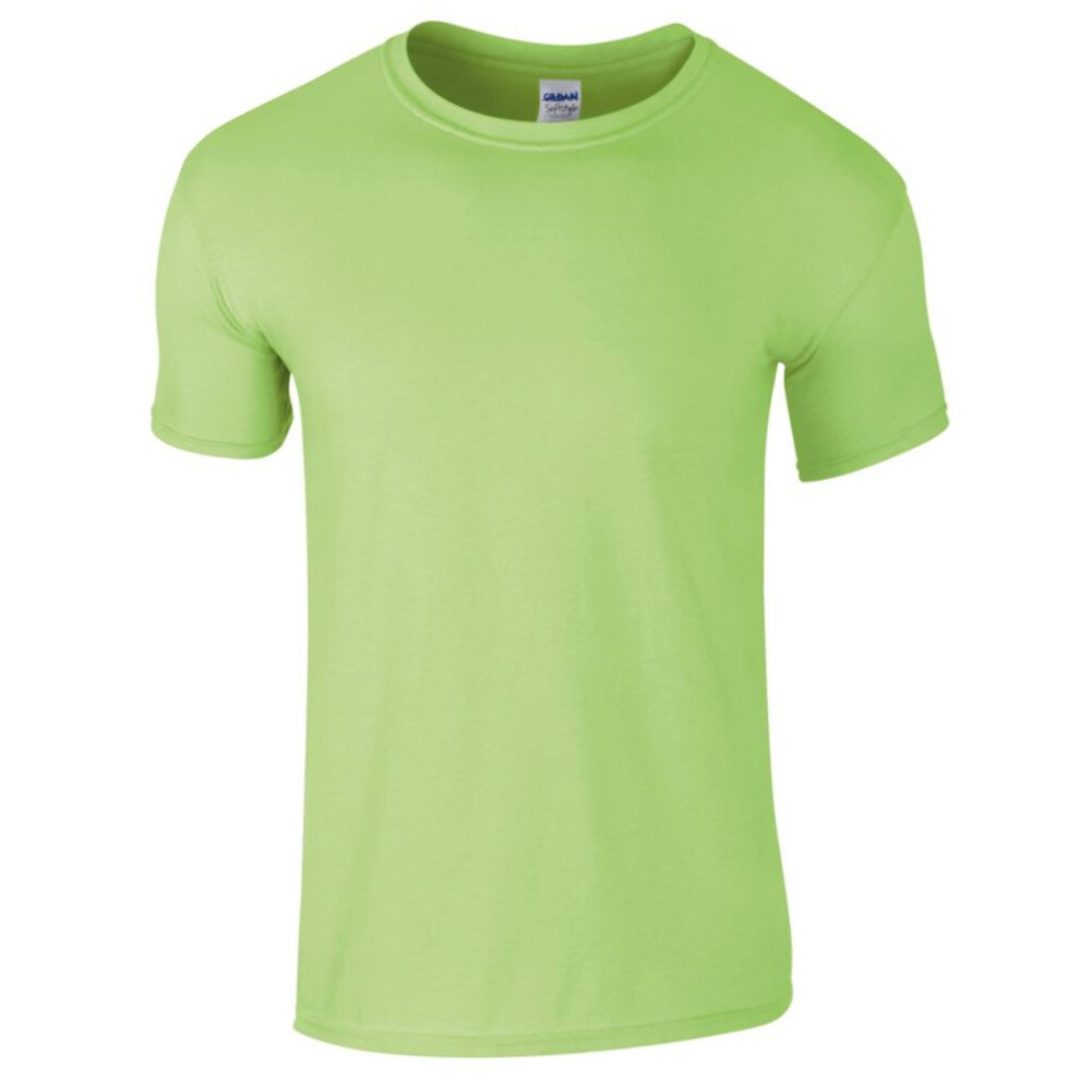 Gildan (3Xl, Mint) Mens Softstyle Ringspun T-Shirt