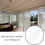Vertical Blind Wand Replacement Parts with Hook and Handle for 5