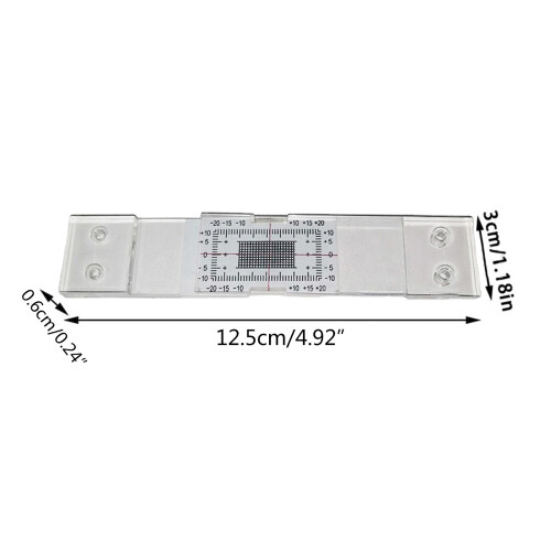 Acryl scheurbreedtemeters voor scheurbewaking voor-4 pakje 1