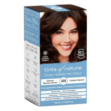 Tints of Nature Natural Medium Brown Permanent Ammonia Free Hair Dye 4N