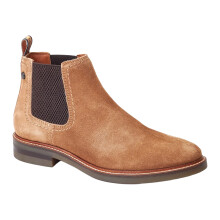 (6 UK, Ginger) Base London Mens Portland Leather Chelsea Boots