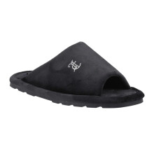 (8 UK, Black) Juicy Couture Womens/Ladies Vivien Padded Slippers