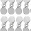 Fishing Lures Making Replacements Fishing Propeller-Silver L 6