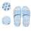 Shower Sandals for Women and Men Blue Size 13 3