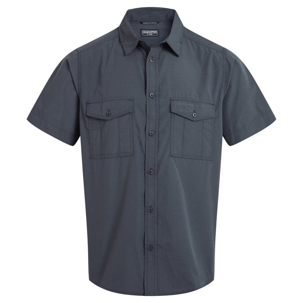 Craghoppers (4Xl, Dark Grey) Mens Kiwi Ii Short-Sleeved Shirt