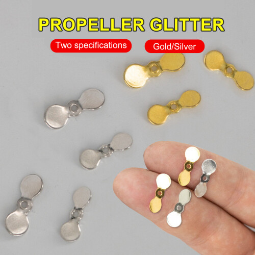 Fishing Lures Making Replacements Fishing Propeller-Silver L 1