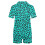 Women's leopard print pajama set V-neck short sleeve 5