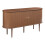Buffet bas - HELLOSHOP26 - Buffetkommode - 140 x 40 x 75 cm - 2 Schiebetüren - Nussbaum-Effekt 1