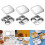 Effective Serving Trays with Dividers Stainless-Three grids 6