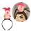 Grappige dierenhaarbandornament Stijlvolle-Roze 6