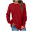 Women's Plus Size Solid Long Sleeve Pleated Flannel 2
