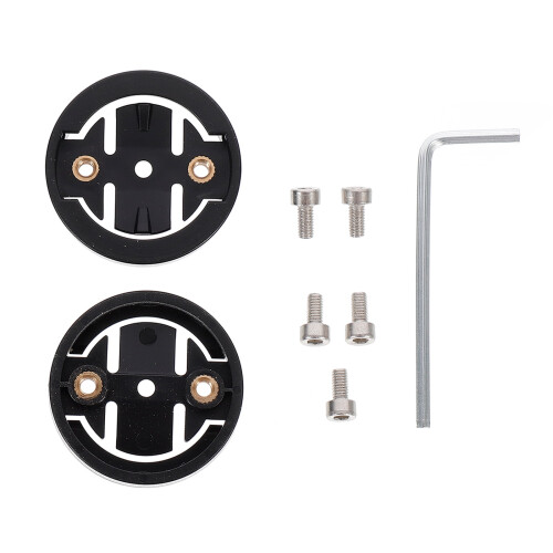 Base d'adaptateur de vélo en plastique et fer, accessoire 2 pièces