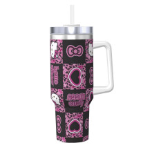 Hello Kitty személyre szabott, 40 oz-os rozsdamentes acél pohár