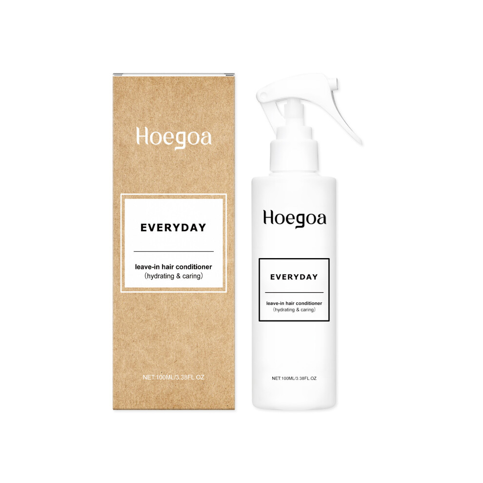 HOEGOA leave-in hair care spray, smooth and fluffy hair, leave-in care, refreshing and nourishing hair care essence spray