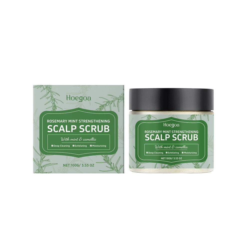 HOEGOA Mild Cuticle Cleansing Scrub Scalp Cleansing and Care Hair Root Sea Salt Mint Refreshing and Nourishing