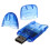 Adaptador de lector de tarjetas de memoria USB para MMC SD SDHC 1
