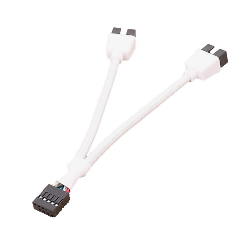 Moderkort USB2.0 Header Splitterkabel 9-pin