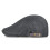 Men's Breathable Mesh Beret Hat - Summer Sun Protection Duckbill Cap LightGrey 5